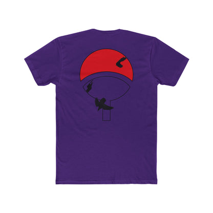 Itachi Uchiha T-Shirt — Red Uchiha Fan Art Tee (Small Chest Akatsuki Cloud & Back Uchiha Emblem)