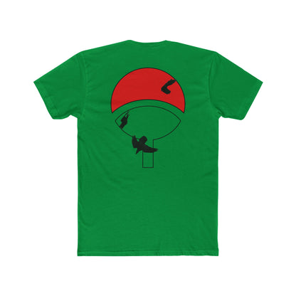 Itachi Uchiha T-Shirt — Red Uchiha Fan Art Tee (Small Chest Akatsuki Cloud & Back Uchiha Emblem)